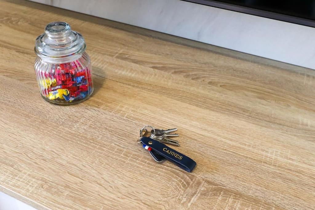 Cosy Appartement, Centre-Ville Cannes, Terrasse, Clim Ngoại thất bức ảnh