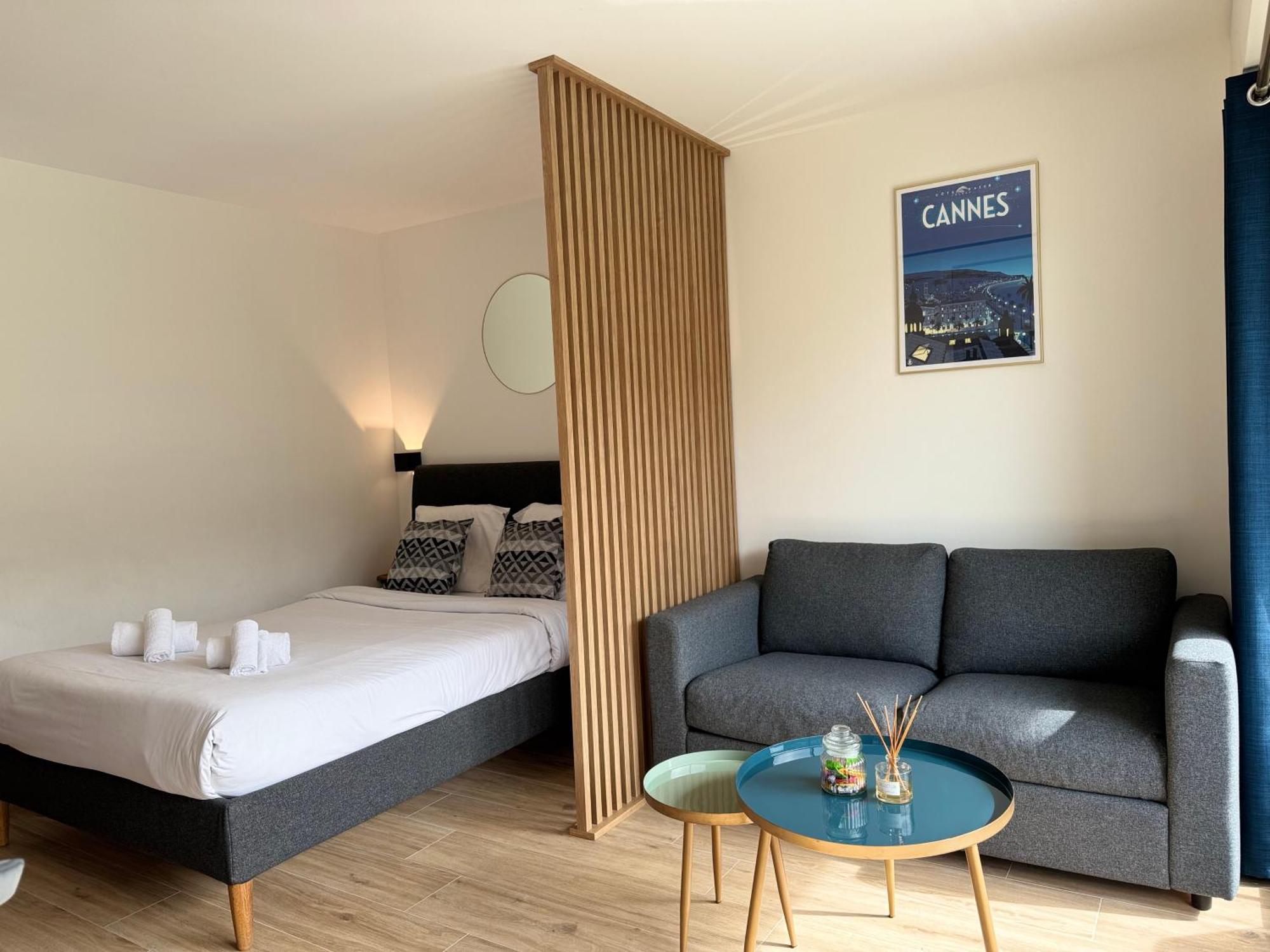 Cosy Appartement, Centre-Ville Cannes, Terrasse, Clim Ngoại thất bức ảnh